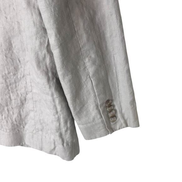 Abercrombie & Fitch Linen Collection Women's Tan Blazer- Size Small - Picture 7 of 10